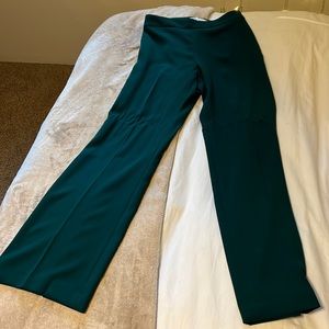 Never worn! Emerald green flare pants